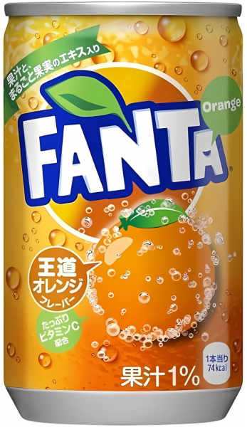 FANTA - Orange Cans Japan 160ml